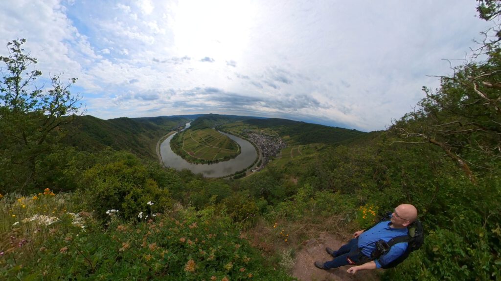 Kleine Wanderung auf dem Bremmer Calmont an der Moselschleife